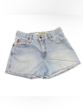 Vintage Mudd Jean Shorts Womens Blue Denim High Rise Y2K Jorts Classic Fit 27x3